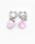 Boucles Baroque Pink - Argentées