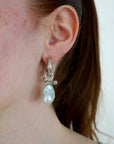 Baroque Blue Mono Loop - Silver