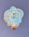 Polar Mint Orchid Mono Loop