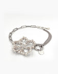 Collier Pearly daisy - argenté