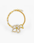 Pearly Daisy Necklace - Gold