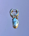 Baroque Blue Mono Loop - Silver