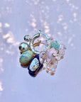 Flora single earring - silver