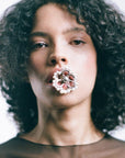 Pearly Daisy Ring