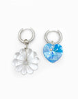 Primavera Silver & Blue Earrings