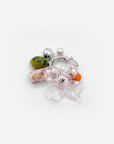Flora single earring - silver