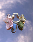 Flora single earring - silver