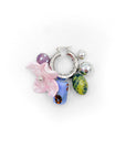 Flora single earring - silver