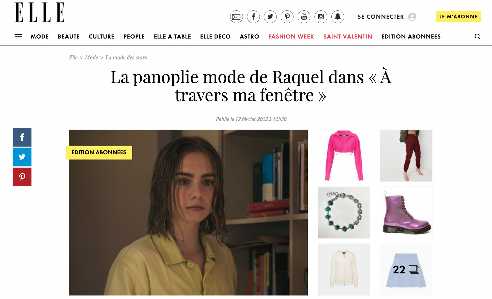 Presse :  la sélection mode ELLE, inspirée d'un film Netflix