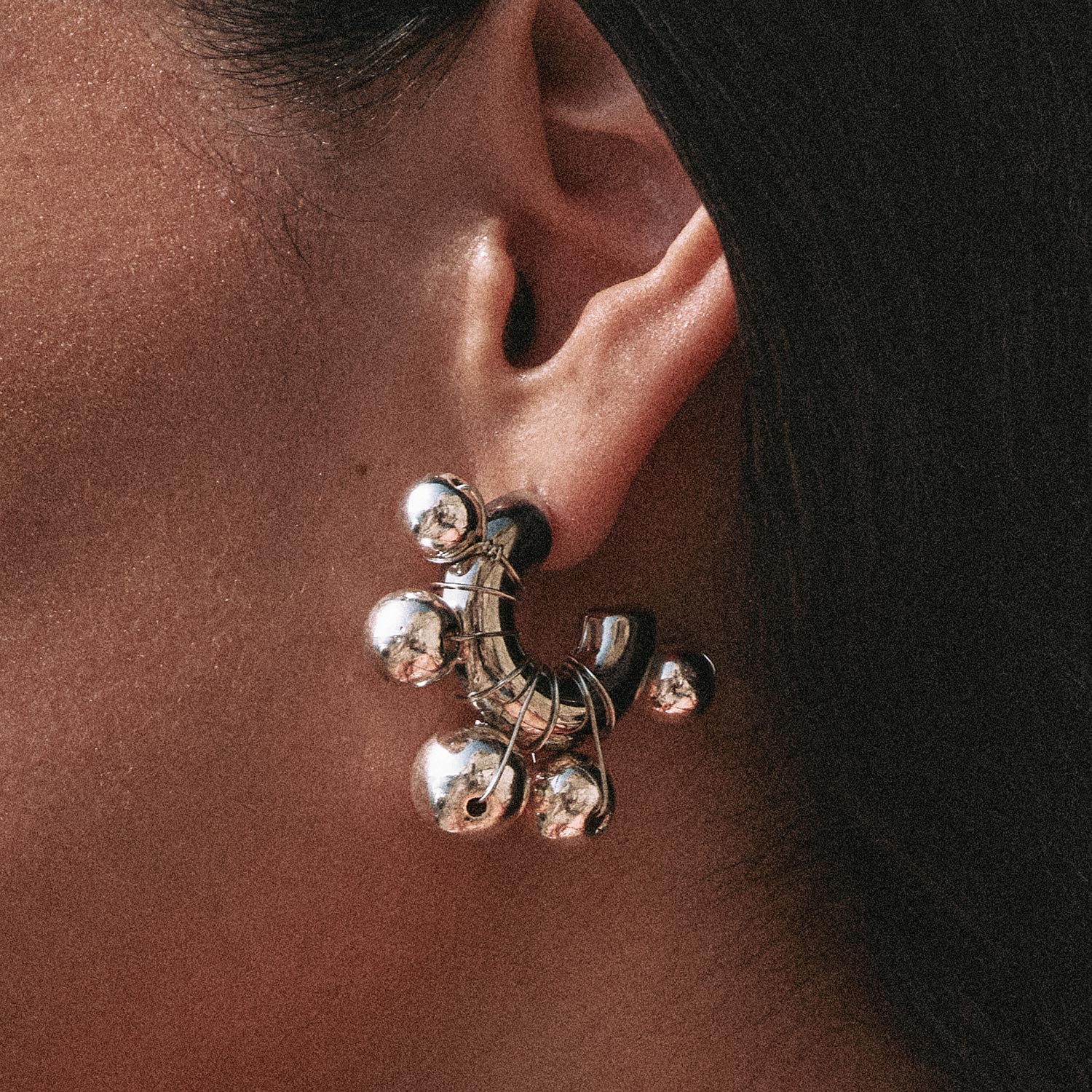 boucles oreilles upcyclées LOE