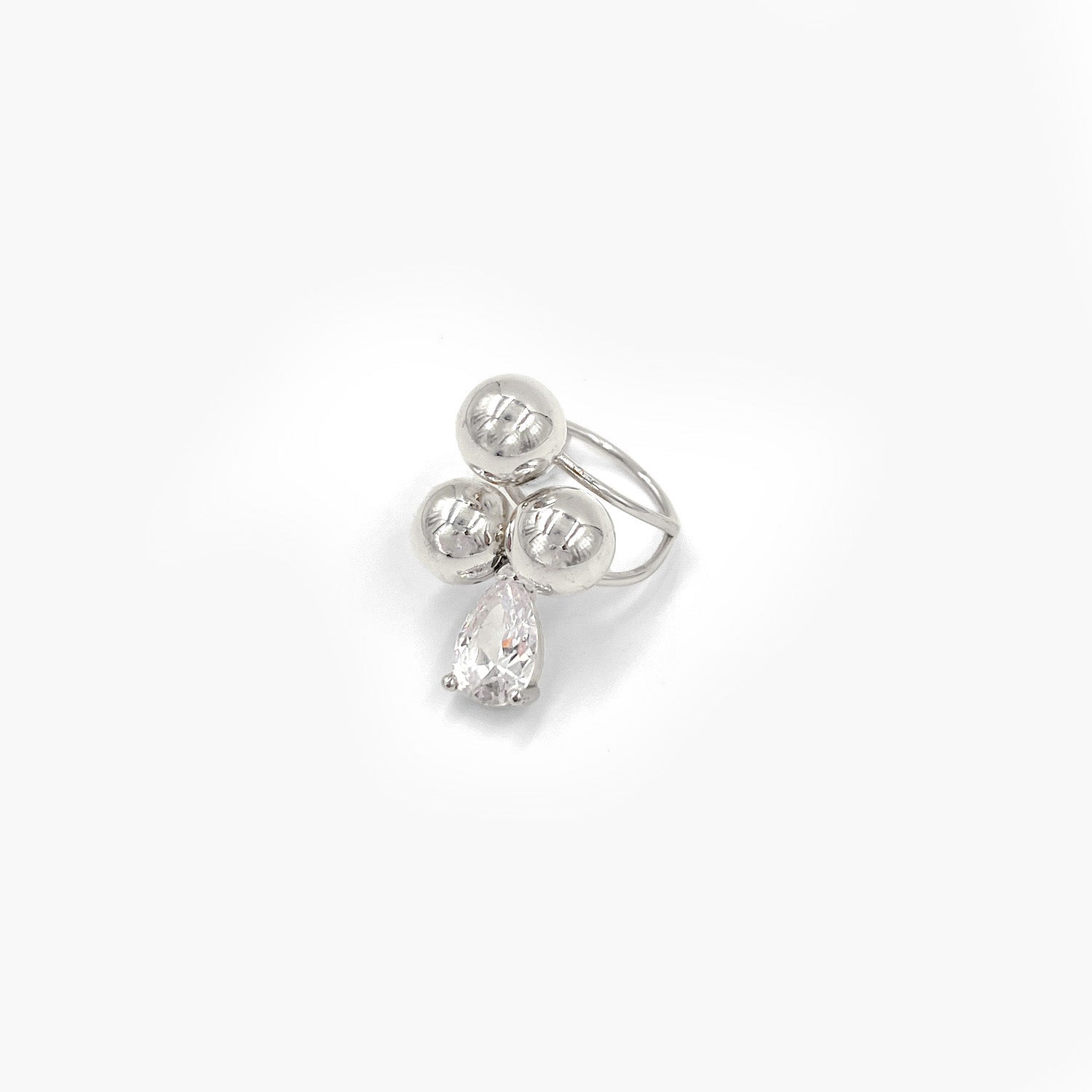 Bague I&#39;M MY OWN MUSE argentée