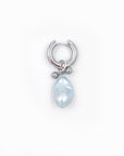 Baroque Blue Mono Loop - Silver 
