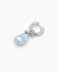 Baroque Blue Mono Loop - Silver 