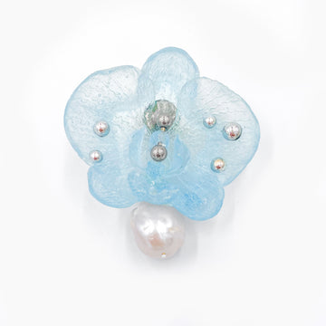 Mono Boucle Polar Mint Orchid