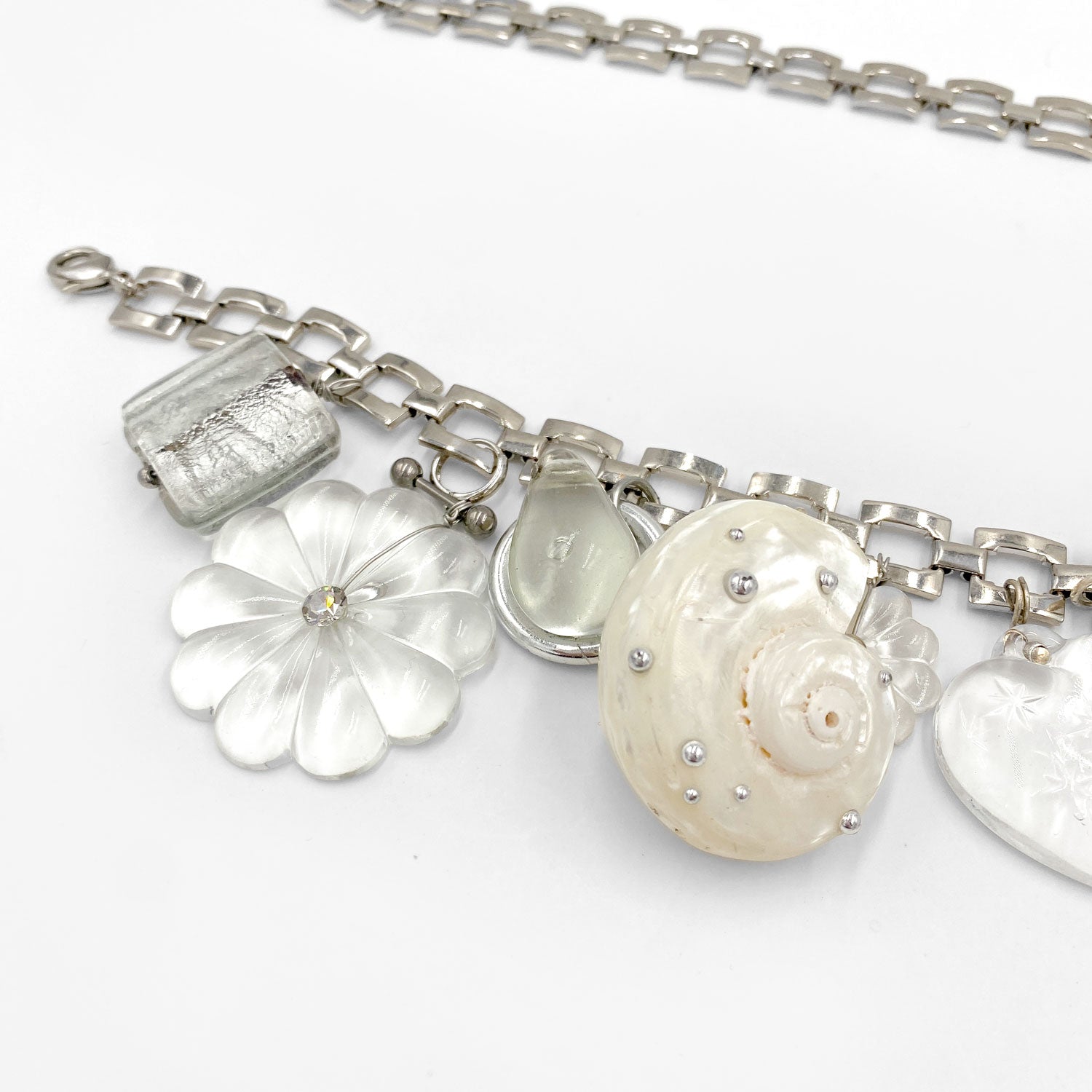 Flora single earring - silver 