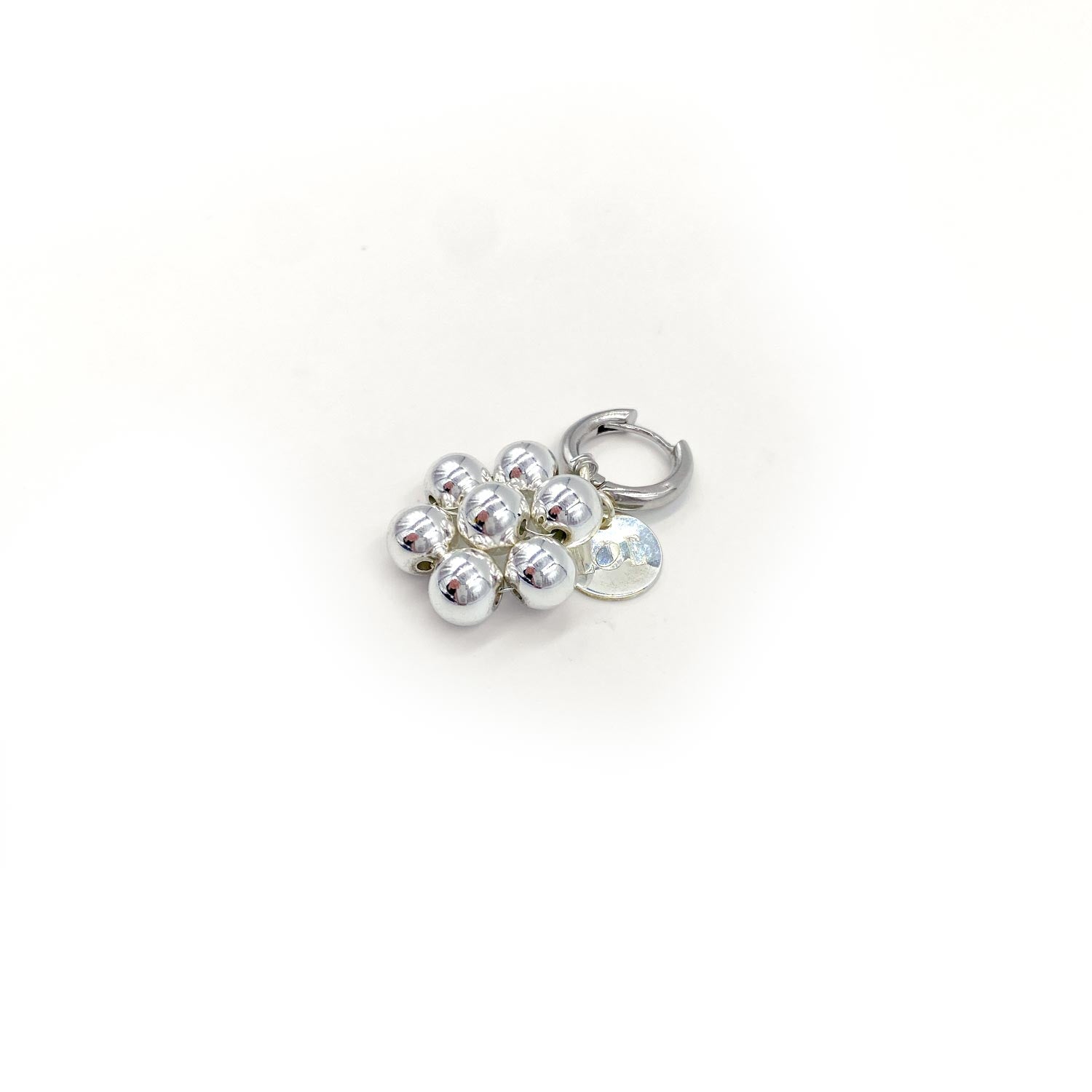 Flora single earring - silver 