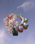 Flora single earring - silver 
