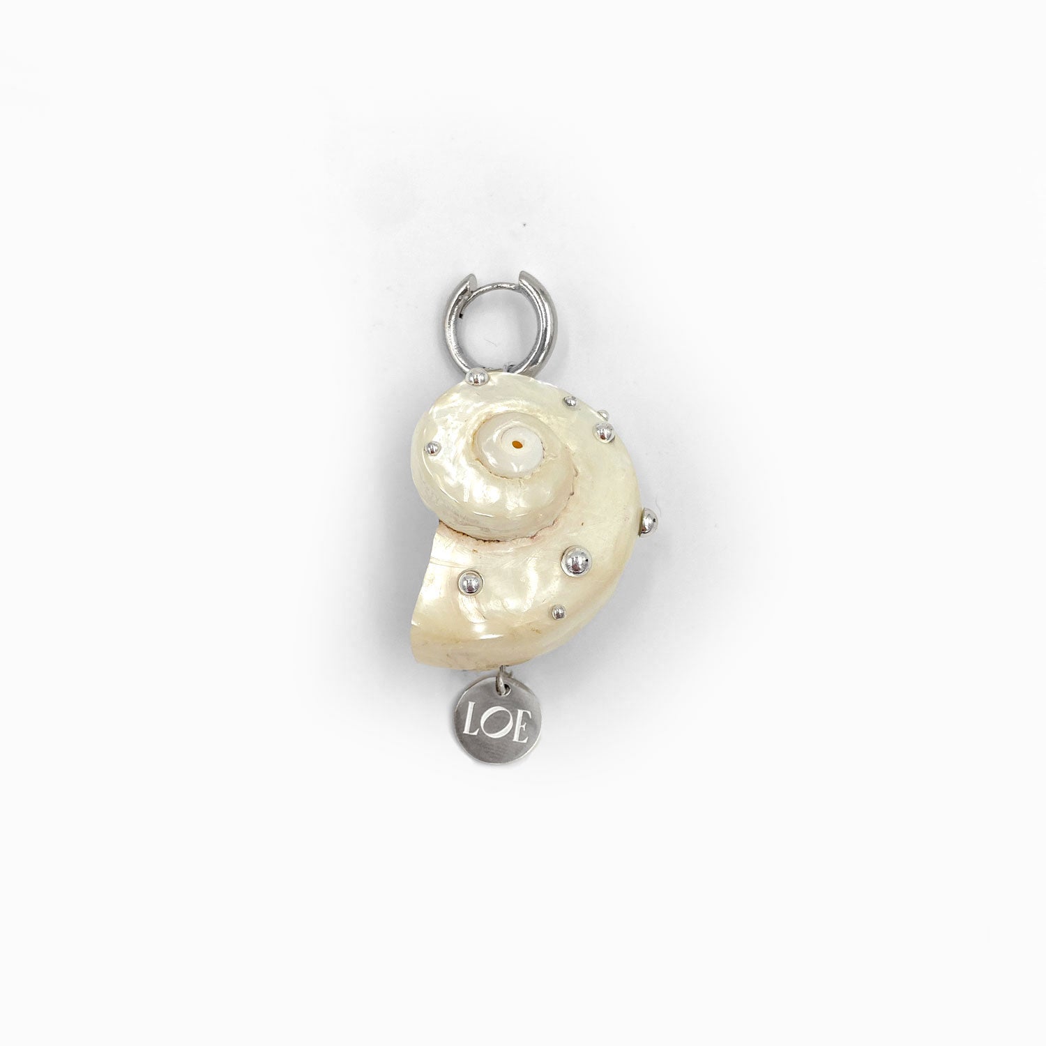 Flora single earring - silver 