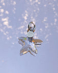 Flora single earring - silver 