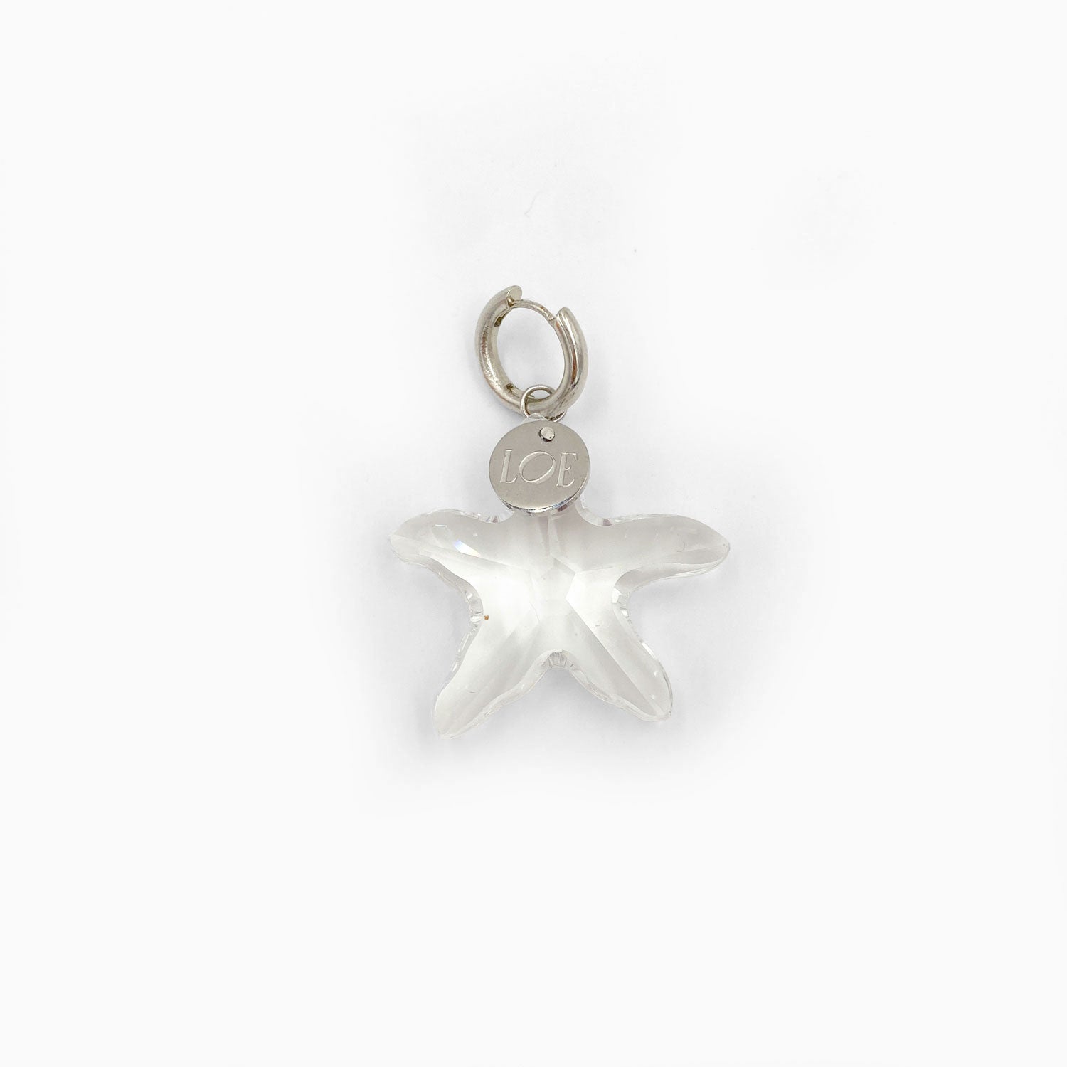 Flora single earring - silver 