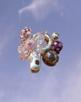 Flora single earring - silver 