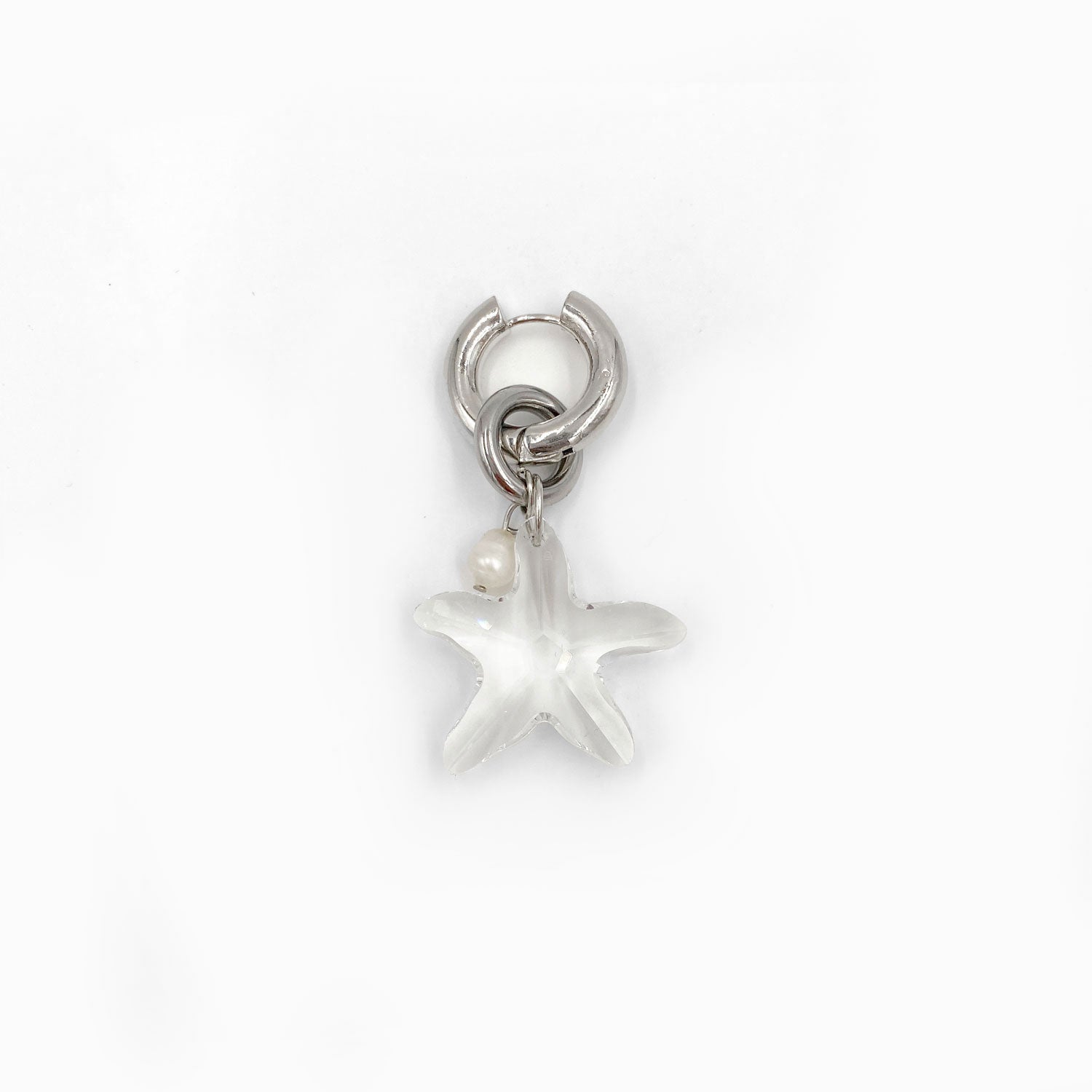 Flora single earring - silver 