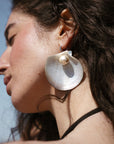 Flora single earring - silver 