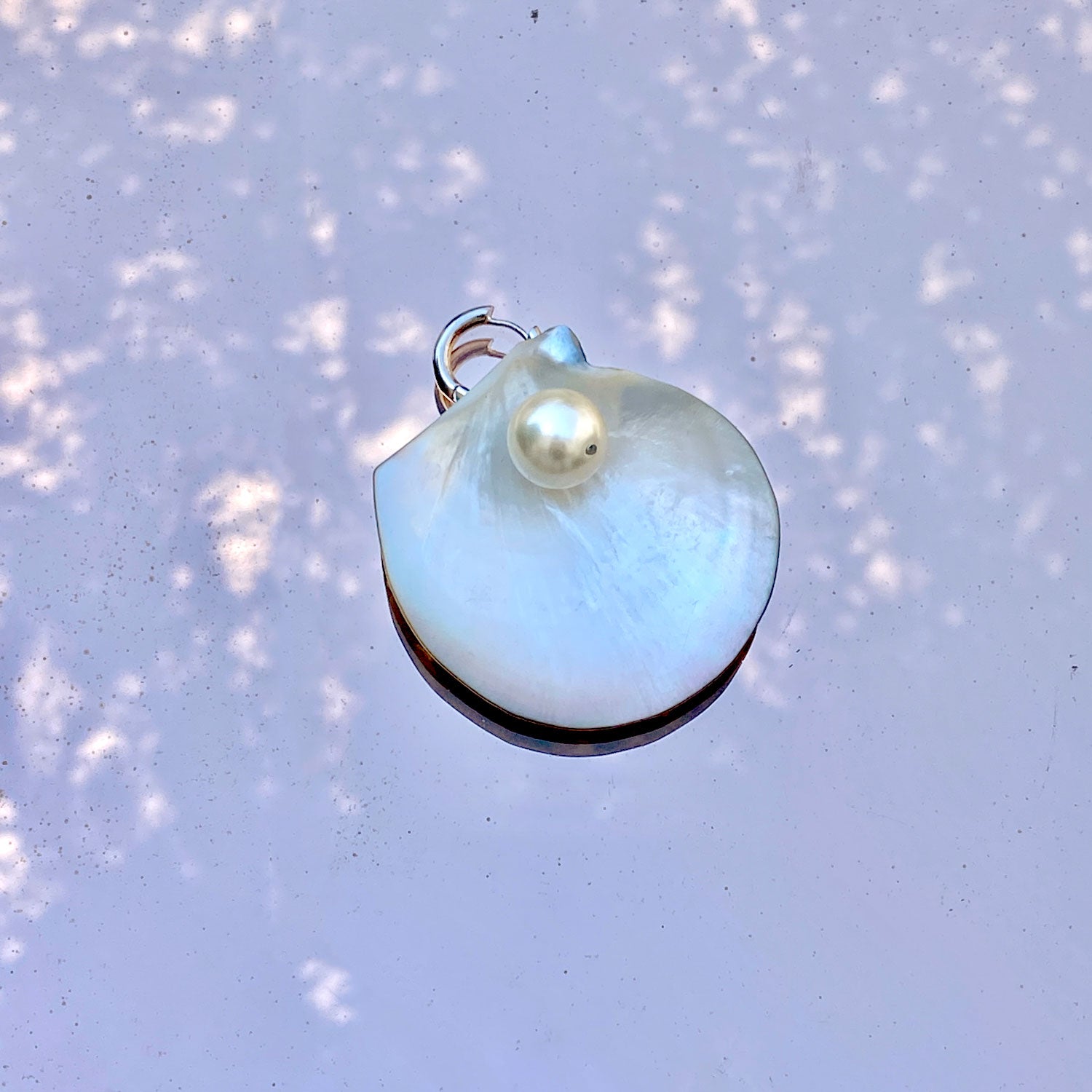 Flora single earring - silver 
