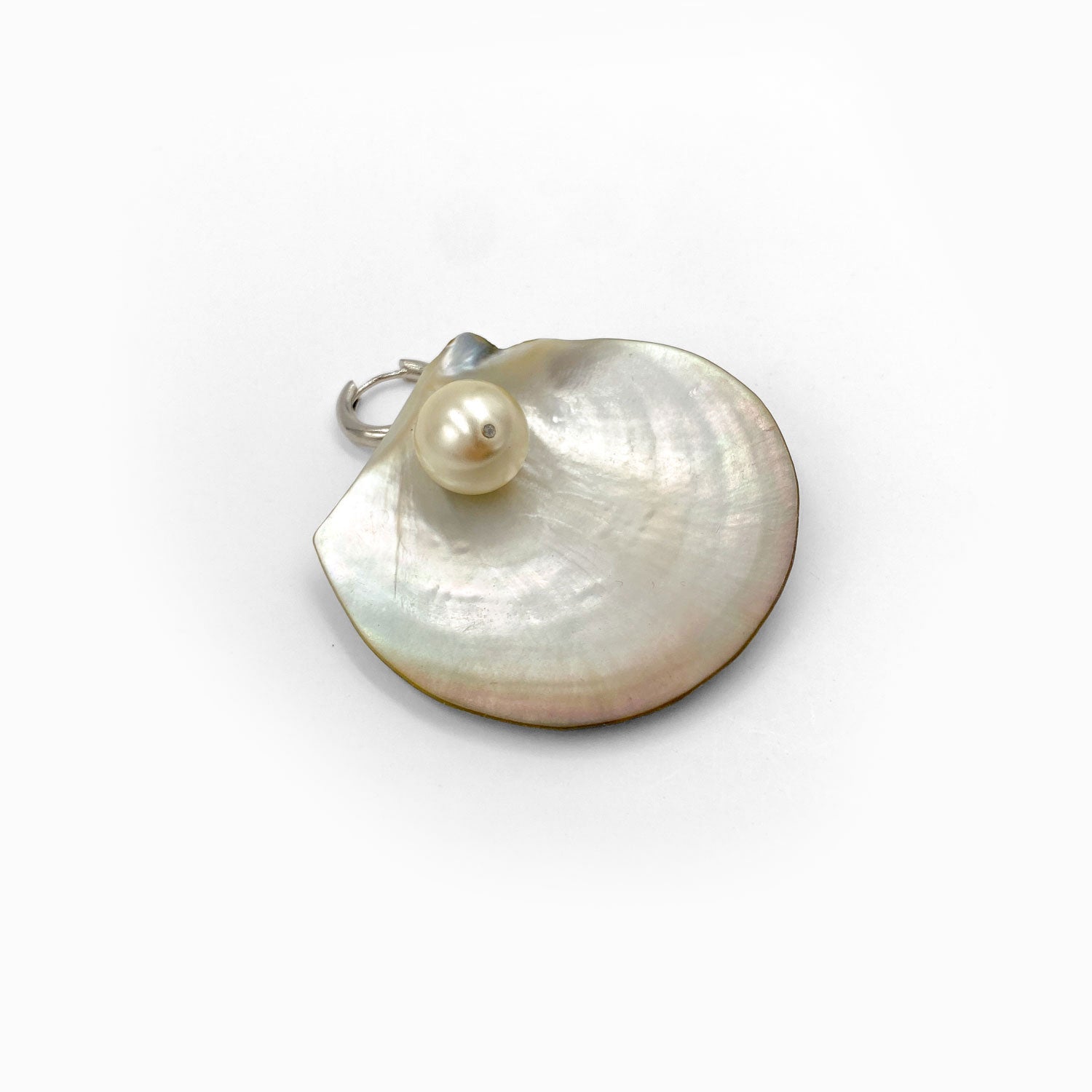 Flora single earring - silver 