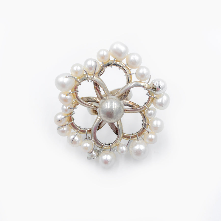Bague Pearly daisy