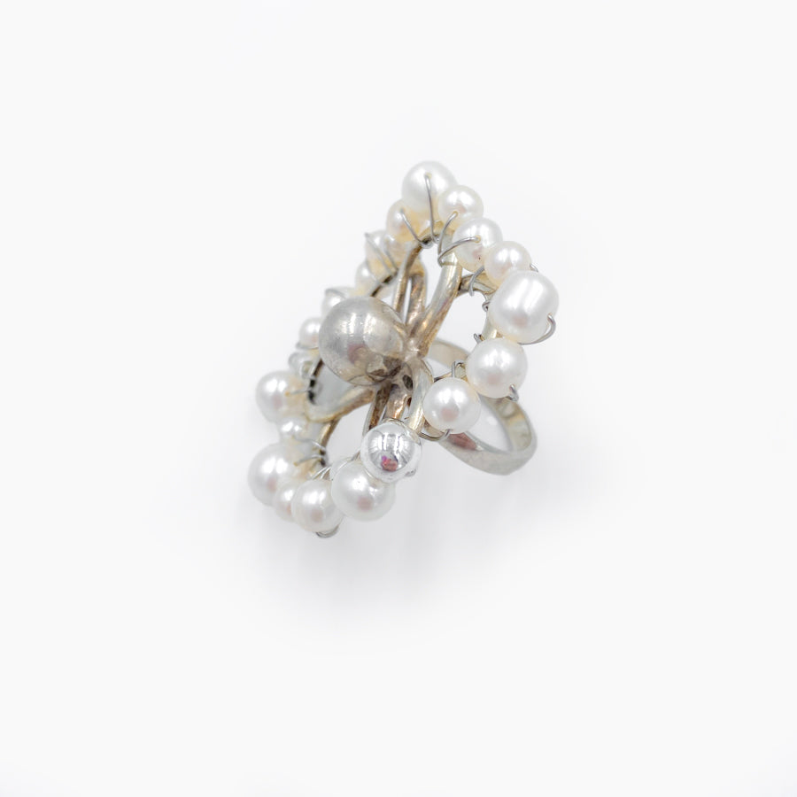 Bague Pearly daisy