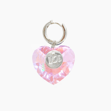Boucle Crystal - Rose & argenté