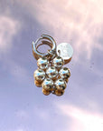 Flora single earring - silver 