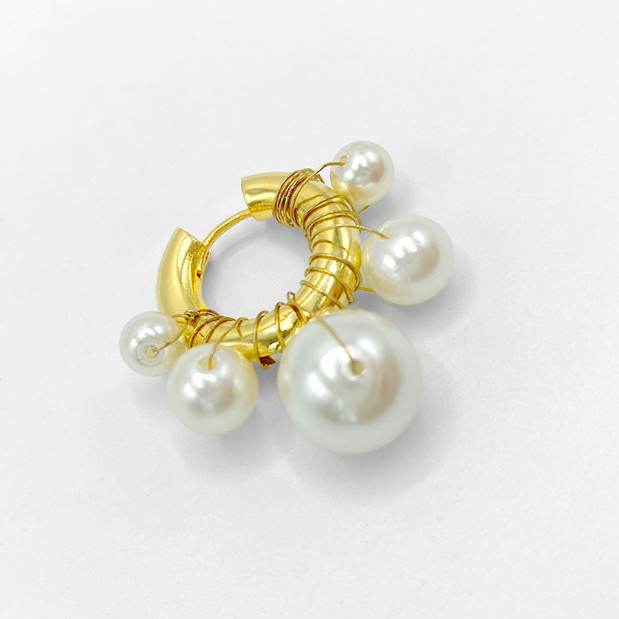 Mono boucle Golden pearls