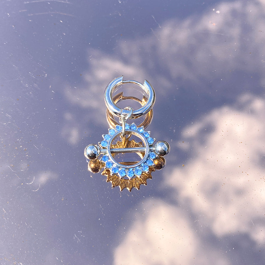 Boucle d'oreille Holy Sun