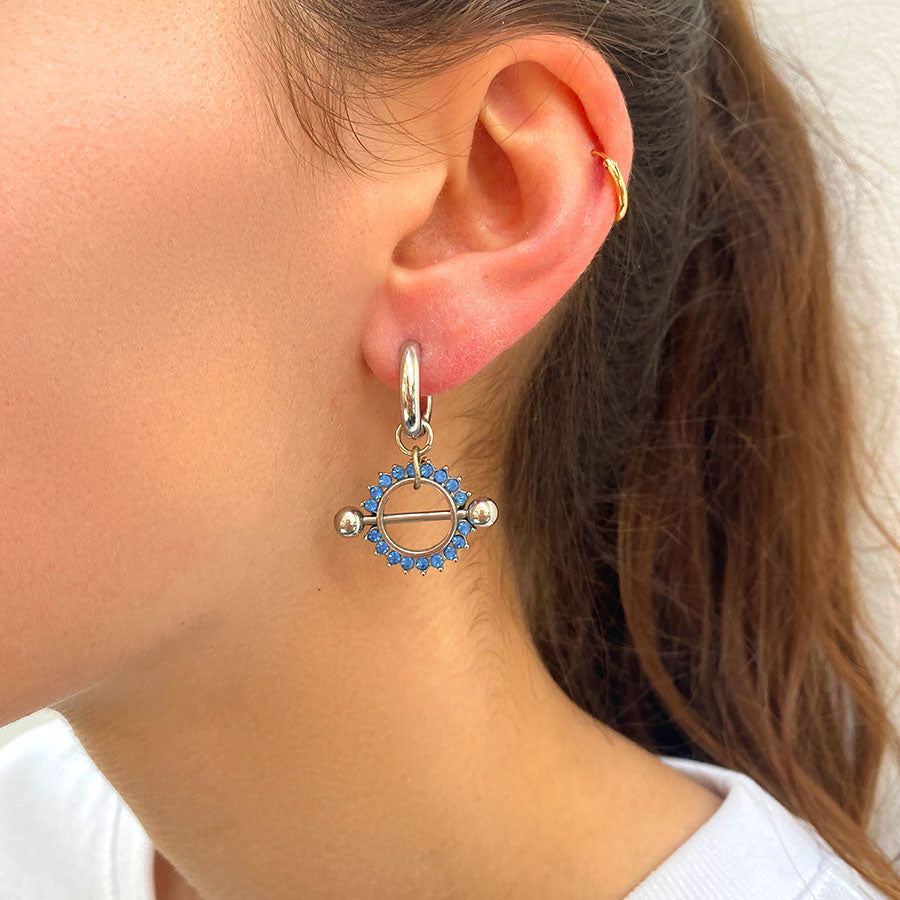 Boucle d'oreille Holy Sun