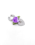Flora single earring - silver 