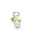 Flora single earring - silver 