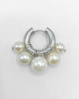 Mono boucle Silver Pearls