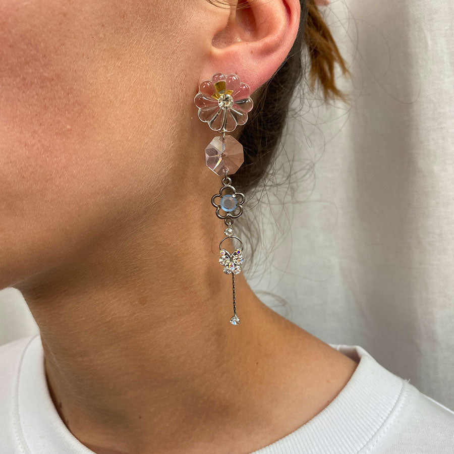 Boucles d'oreilles Blue Daisy