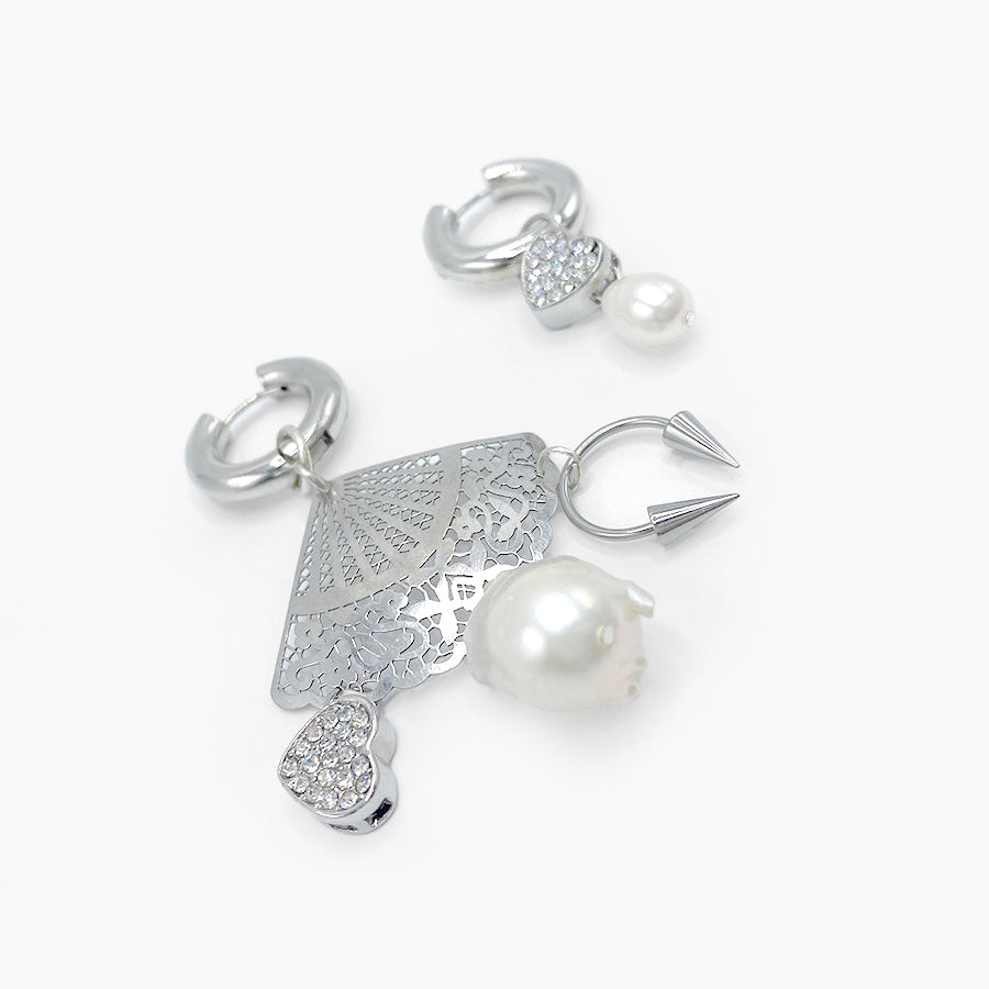 Boucles d'oreilles Eventail