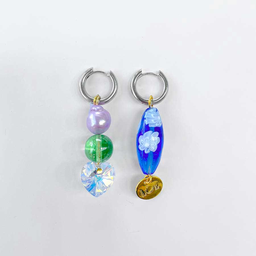 Boucles d'oreilles Heart Of Glass
