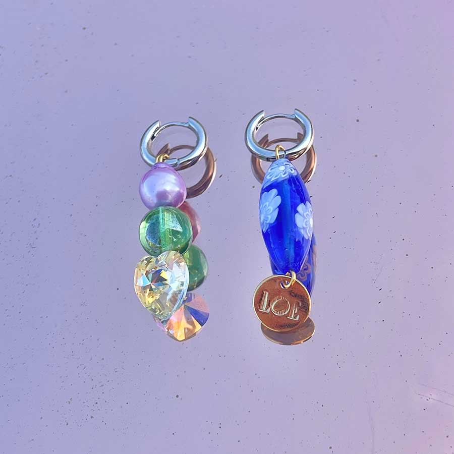 Boucles d'oreilles Heart Of Glass