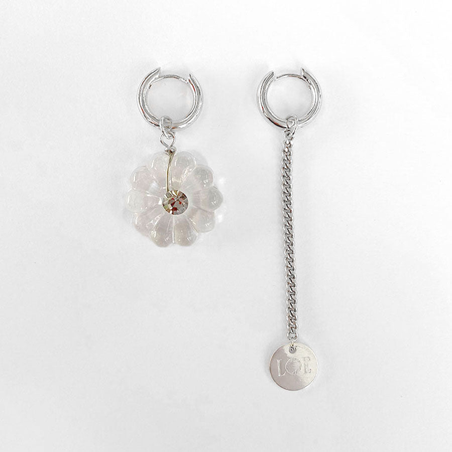 Boucles d'oreilles Silver Life On Earth