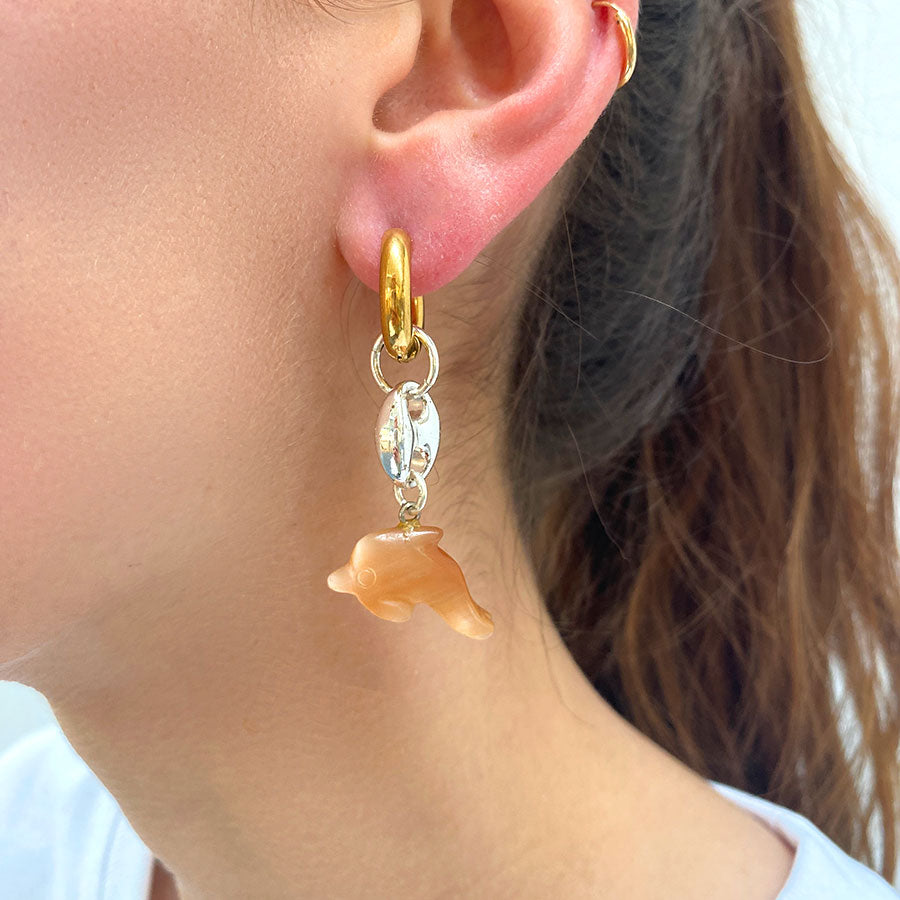 Boucles d'oreilles Melon