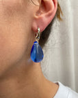 Boucles d'oreilles Rayon Bleu
