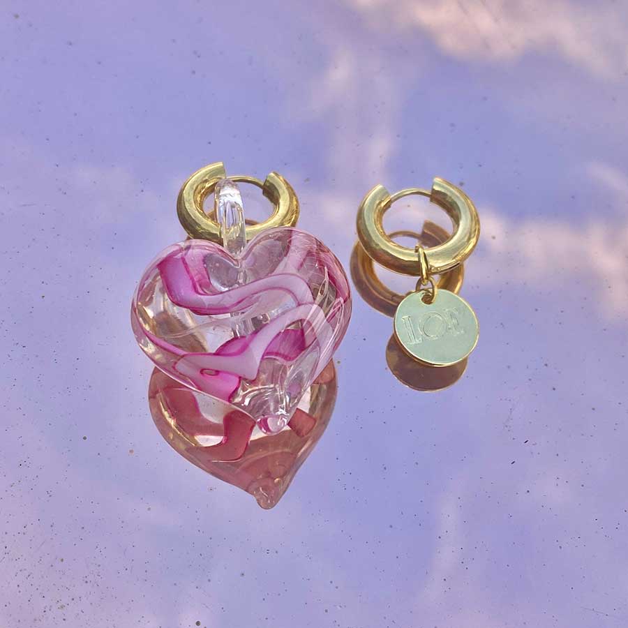 Boucles d'oreilles Ruban
