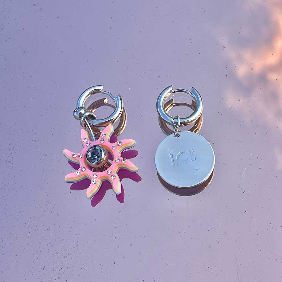 Boucles d'oreilles Techno Solar