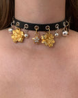 Collier choker Honeycomb