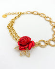 Collier Red Lip Gold